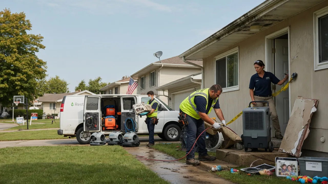 Water Damage Restoration in Matherville, IL near me